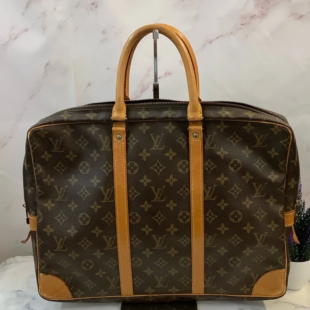 GUC Louis Vuitton Brown Monogram Briefcase